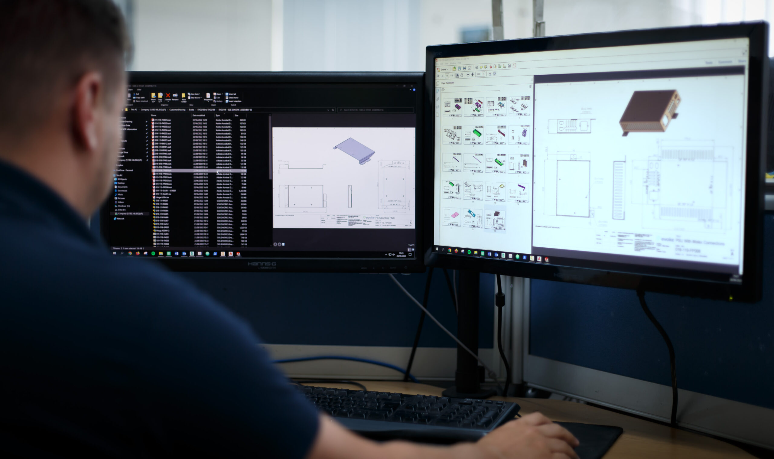 Design and Development Engineer Preparing and Reviewing CAD Drawing at CSM